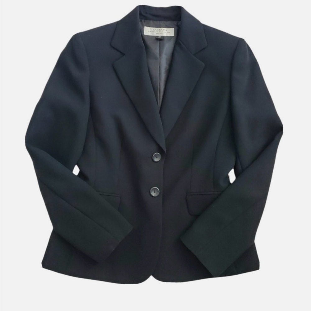 Tahari ASL Elegant Black Blazer